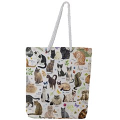 Full Print Rope Handle Tote (Large) 