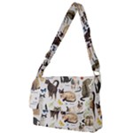 Cats, All, Collage, Cat Full Print Messenger Bag (S)