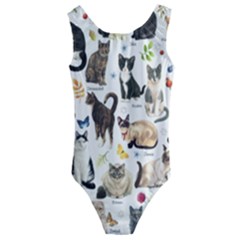 Kids  Cut-Out Back One Piece Swimsuit 