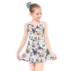 Kids  Skater Dress Swimsuit 