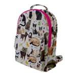 Cats, All, Collage, Cat Flap Pocket Backpack (Large)