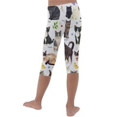 Kids  Lightweight Velour Capri Leggings  