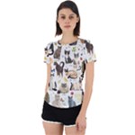 Cats, All, Collage, Cat Back Cut Out Sport T-Shirt