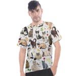 Cats, All, Collage, Cat Men s Sport Top