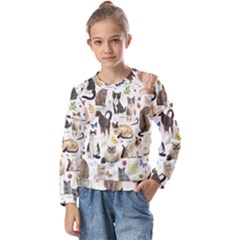 Kids  Long Sleeve T-Shirt with Frill  