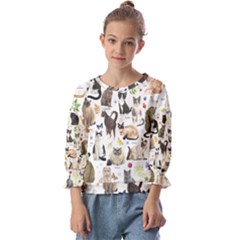 Kids  Cuff Sleeve Top 