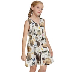 Kids  Sleeveless Tiered Mini Dress 