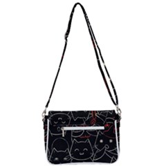 Shoulder Bag with Back Zipper 