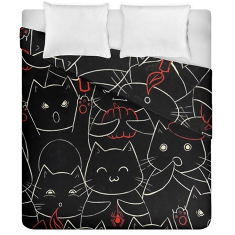 Catty Duvet Cover Double Side (California King Size) from ArtsNow.com