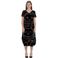 T-Shirt Midi Dress With Pockets 