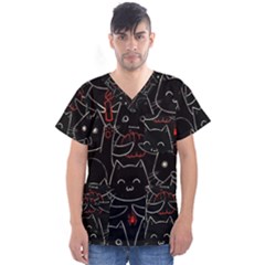 Men s V-Neck Scrub Top 