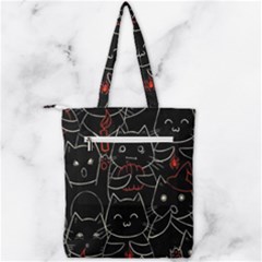 Double Zip Up Tote Bag 