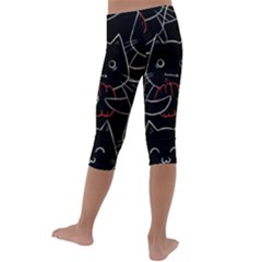 Kids  Lightweight Velour Capri Leggings  