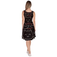 Knee Length Skater Dress With Pockets 