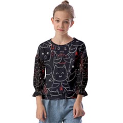 Kids  Cuff Sleeve Top 