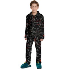 Kids  Long Sleeve Velvet Pajamas Set 