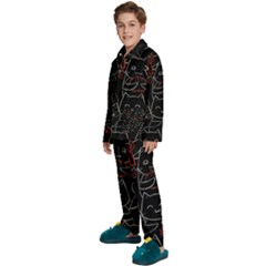 Kids  Long Sleeve Velvet Pajamas Set 