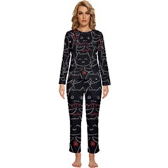 Womens  Long Sleeve Lightweight Pajamas Set 