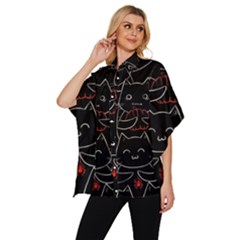 Women s Batwing Button Up Shirt 