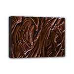 Chocolate Texture, Dark Chocolate Background Mini Canvas 7  x 5  (Stretched)