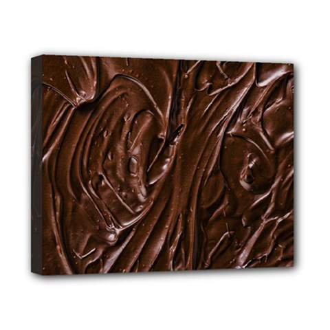 Chocolate Texture, Dark Chocolate Background Canvas 10  x 8  (Stretched) from ArtsNow.com