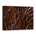 Chocolate Texture, Dark Chocolate Background Canvas 16  x 12  (Stretched)