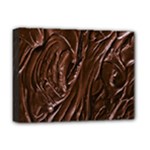 Chocolate Texture, Dark Chocolate Background Deluxe Canvas 16  x 12  (Stretched) 