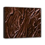 Chocolate Texture, Dark Chocolate Background Deluxe Canvas 20  x 16  (Stretched)