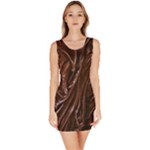 Chocolate Texture, Dark Chocolate Background Bodycon Dress