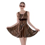 Chocolate Texture, Dark Chocolate Background Skater Dress