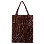 Chocolate Texture, Dark Chocolate Background Classic Tote Bag