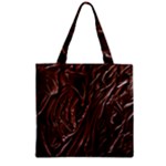 Chocolate Texture, Dark Chocolate Background Zipper Grocery Tote Bag