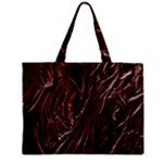 Chocolate Texture, Dark Chocolate Background Zipper Mini Tote Bag