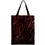 Chocolate Texture, Dark Chocolate Background Zipper Classic Tote Bag