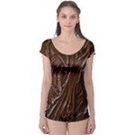 Chocolate Texture, Dark Chocolate Background Boyleg Leotard 