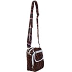 Chocolate Texture, Dark Chocolate Background Shoulder Strap Belt Bag