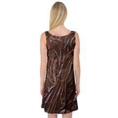 Sleeveless Satin Nightdress Back