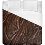 Chocolate Texture, Dark Chocolate Background Duvet Cover (King Size)