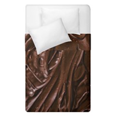 Chocolate Texture, Dark Chocolate Background Duvet Cover Double Side (Single Size) from ArtsNow.com