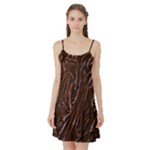 Chocolate Texture, Dark Chocolate Background Satin Night Slip