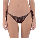 Chocolate Texture, Dark Chocolate Background Reversible Bikini Bottoms