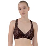 Chocolate Texture, Dark Chocolate Background Sweetheart Sports Bra