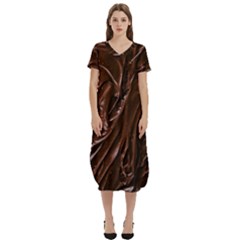 T-Shirt Midi Dress With Pockets 