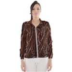 Chocolate Texture, Dark Chocolate Background Women s Windbreaker