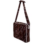 Chocolate Texture, Dark Chocolate Background Cross Body Office Bag