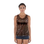 Chocolate Texture, Dark Chocolate Background Sport Tank Top 