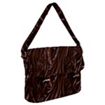 Chocolate Texture, Dark Chocolate Background Buckle Messenger Bag