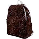 Chocolate Texture, Dark Chocolate Background Top Flap Backpack