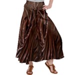 Chocolate Texture, Dark Chocolate Background Women s Satin Palazzo Pants