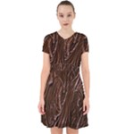 Chocolate Texture, Dark Chocolate Background Adorable in Chiffon Dress